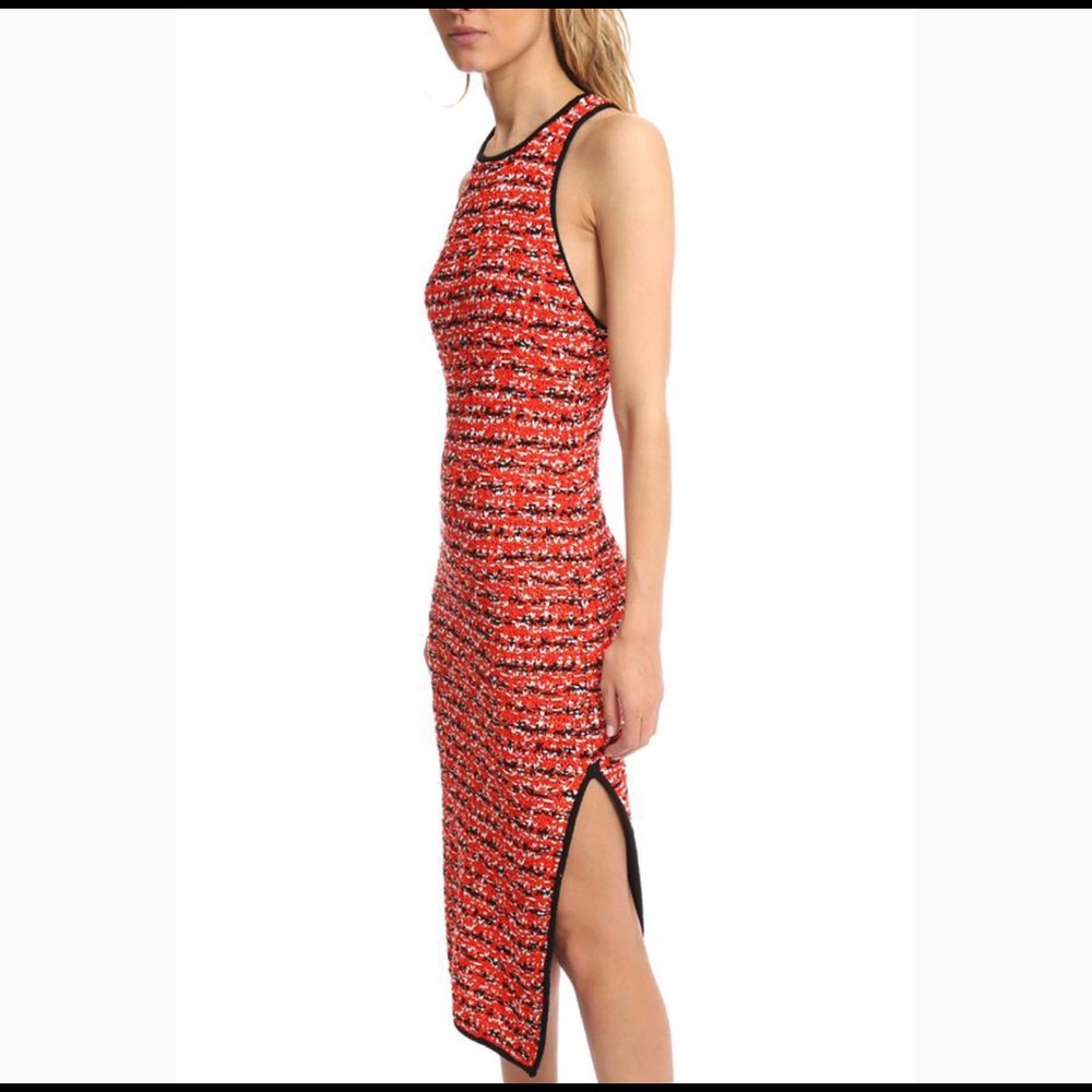 Rag and Bone Chunky Red Marled Knit Dress Viola XS